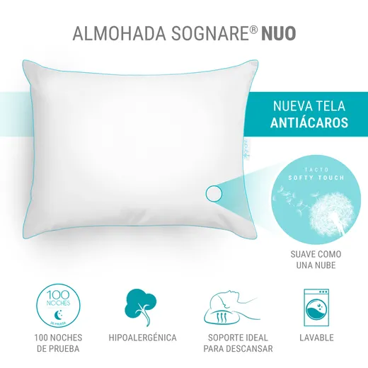 sognare - 8 Almohadas Fussion Estándar + 2 Almohadas Nuo Gratis